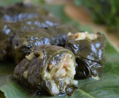 Постни сарми с лапад