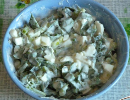 Салата с киселец