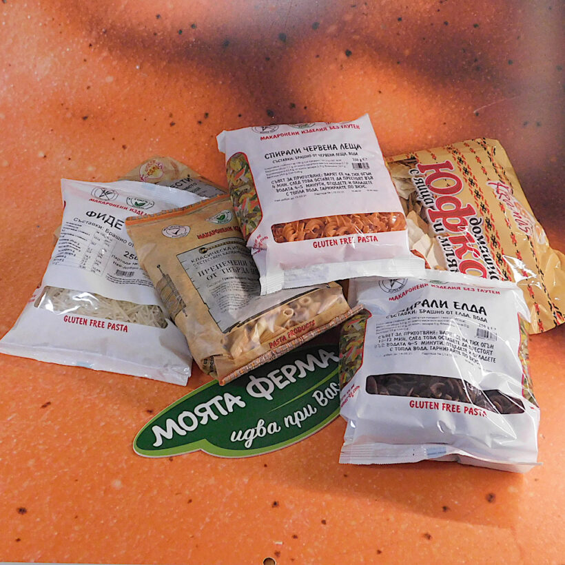 макаронени изделия без глутен