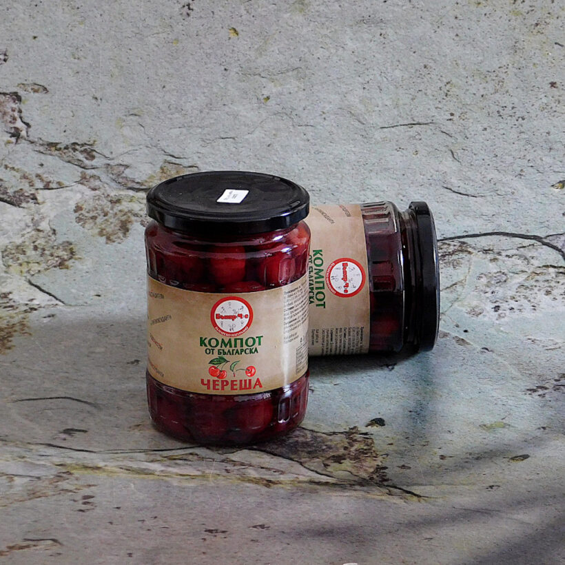 Компот от череша 580 мл Бънарче