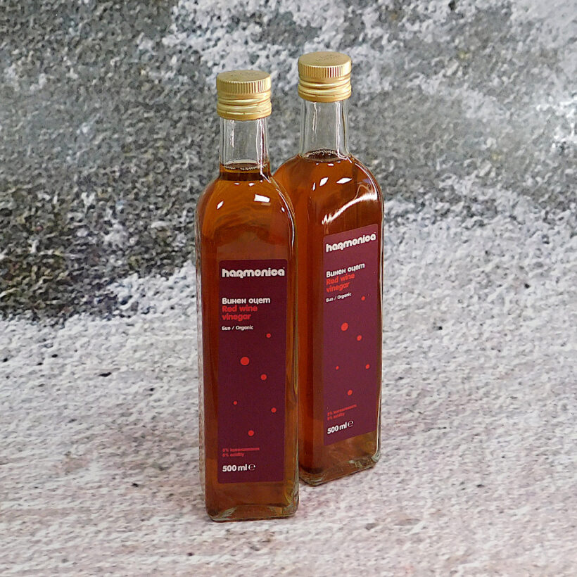 Био винен оцет червен 500 мл - Хармоника