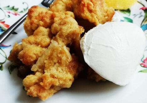 крамбъл с праскови