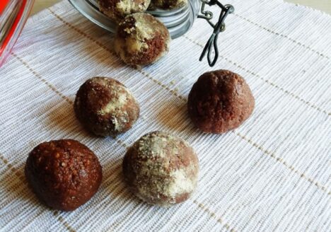 шоколадови топчета