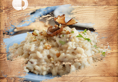 ризото със сушени манатарки