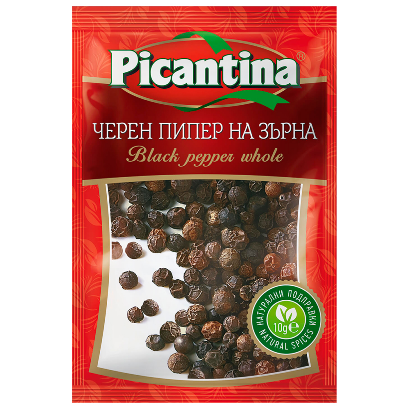 ПИКАНТИНА ПОДПРАВКА 10Г ЧЕРЕН ПИПЕР ЗЪРНА - Моята Ферма